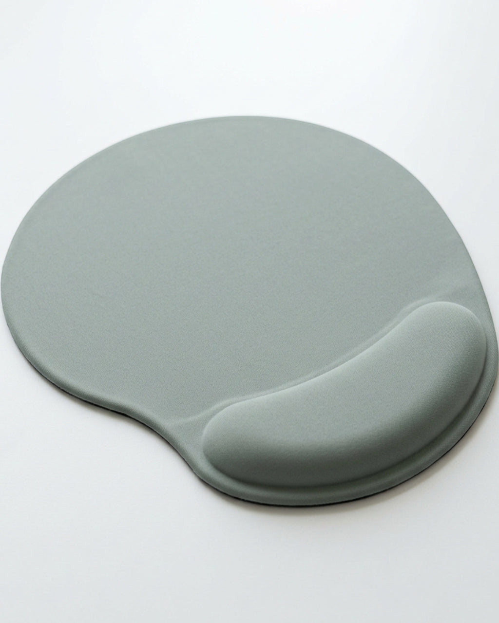 Qwfkv Contoured Memory Foam Wrist-Rest Mouse Pad Sage Gray - Lifestyle view
